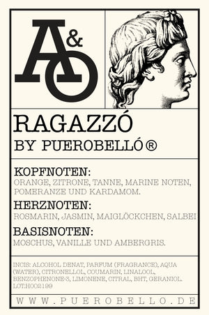 RAGAZZO PARFUM - EAU DE PARFUM MADE IN SPAIN - Puerobelló.