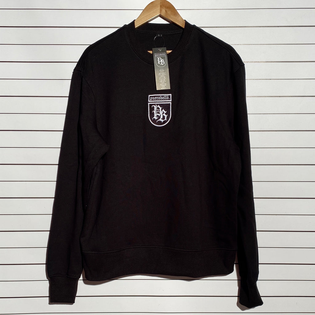 Crewneck, Schwarzer Crewneck, Puerobello Crewneck, Stretwear Crewneck